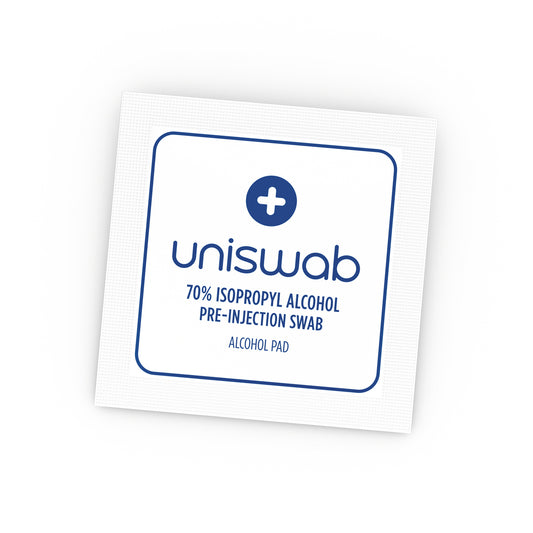 Uniswab 70% Isopropyl Alcohol Swabs – Pack of 6