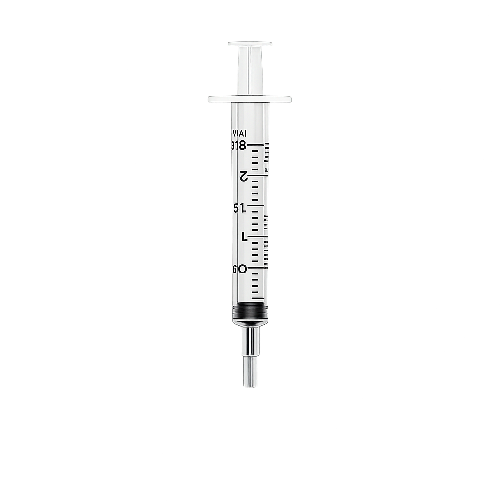 2.5ml Reduced Dead Space Syringe (Luer Slip)
