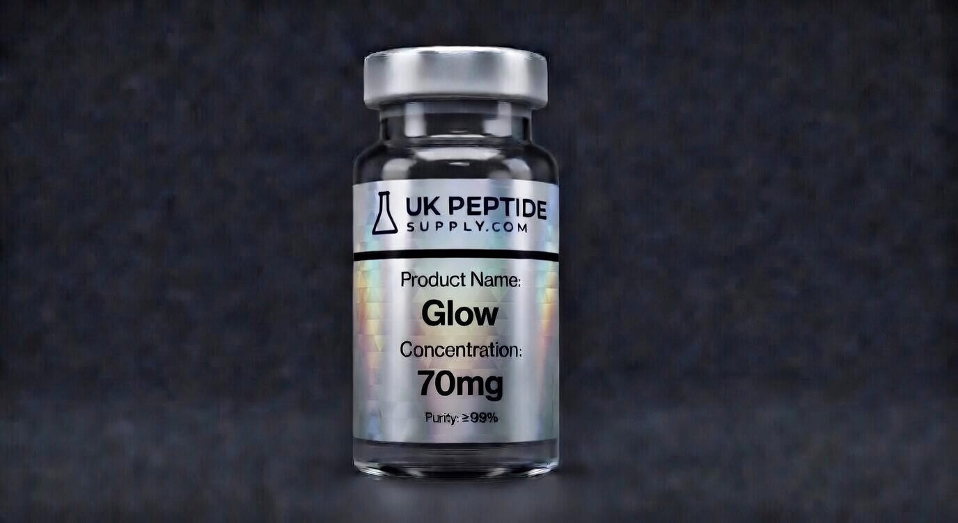 GLOW 70mg (GHK-Cu 50mg, BPC157 10mg, TB500 10mg) - Research Grade