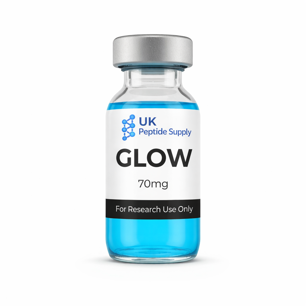 GLOW 70mg (GHK-Cu 50mg, BPC157 10mg, TB500 10mg) - Research Grade